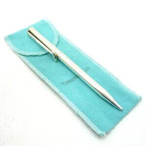 Auth Tiffany & Co. Golf Putter Motif 925 Ballpoint Pen --- Silver #36635834